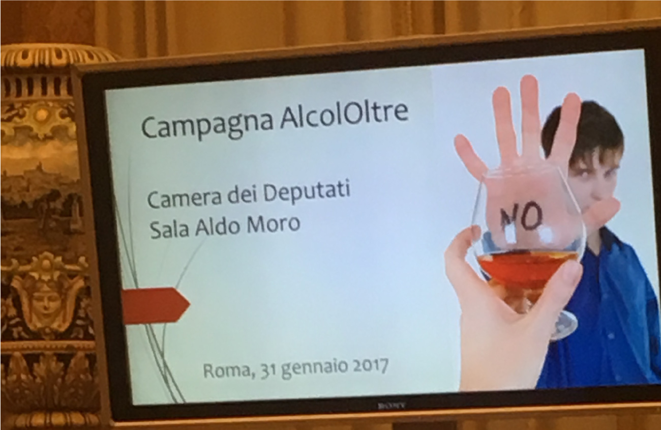 Presentazione alla Camera dei Deputati - AlcolOltre 2017